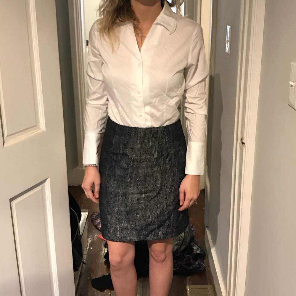 Bundle! CK shirt w banana skirt!